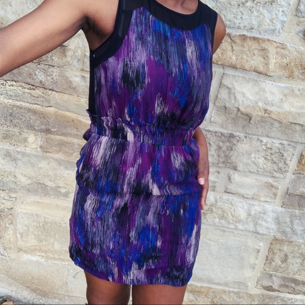 Forever 21 Purple Print Dress